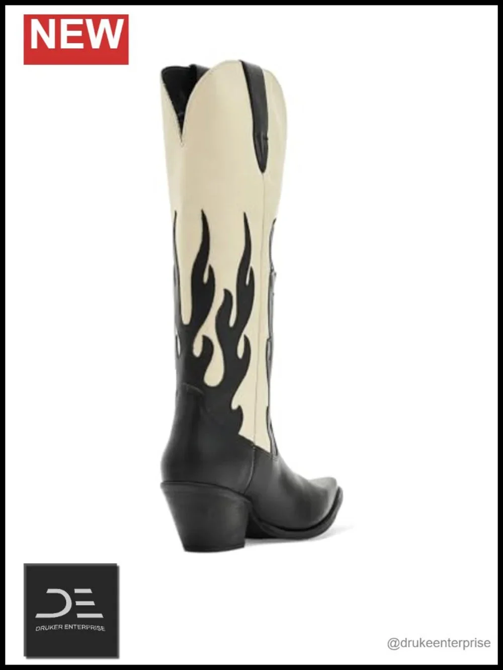 Dingo Leather Over the Knee Boots Mid Heel Cushion Comfort